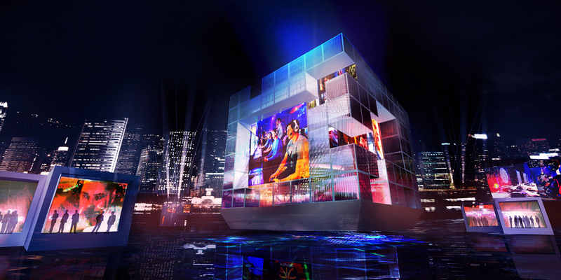 Illustration for article titled A First Look at Tomorrow's Super-Stadiums for Gamers